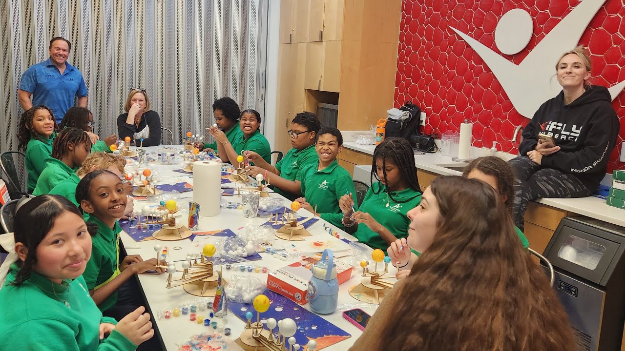 Week 6:  Planet Painting then Indoor Skydiving #iflyvabeach