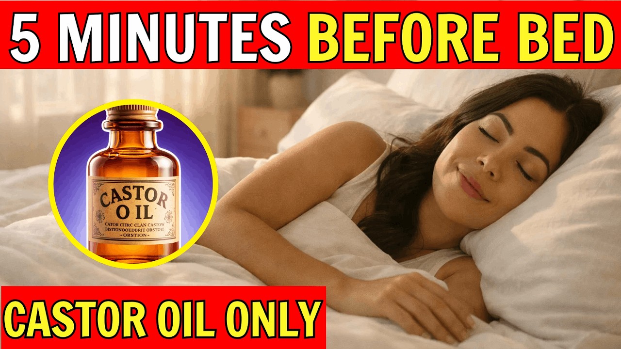 Apply Castor Oil for 5 Minutes Before Bed — Here’s What Happens
