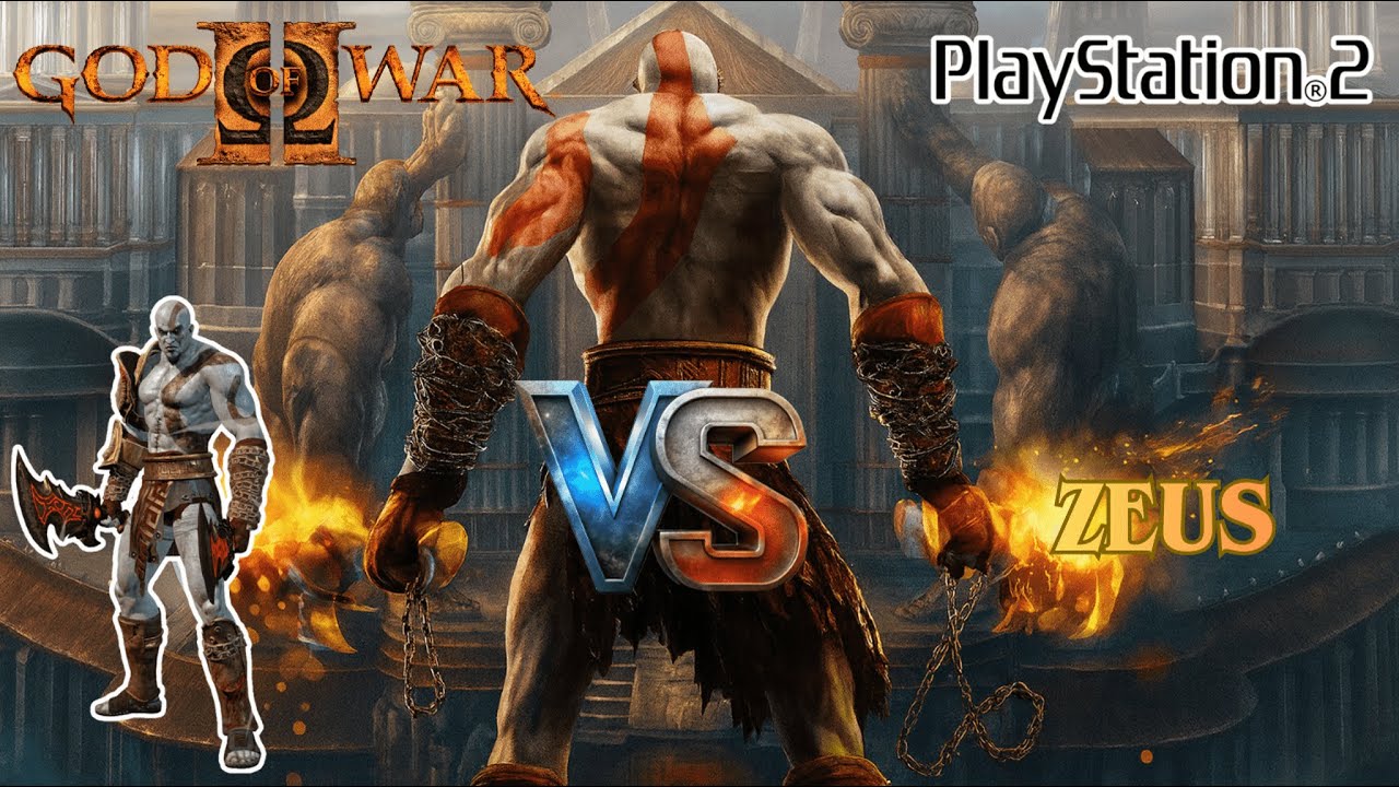 Pertarungan Kratos Melawan Zeus | God of War II - Boss Fight