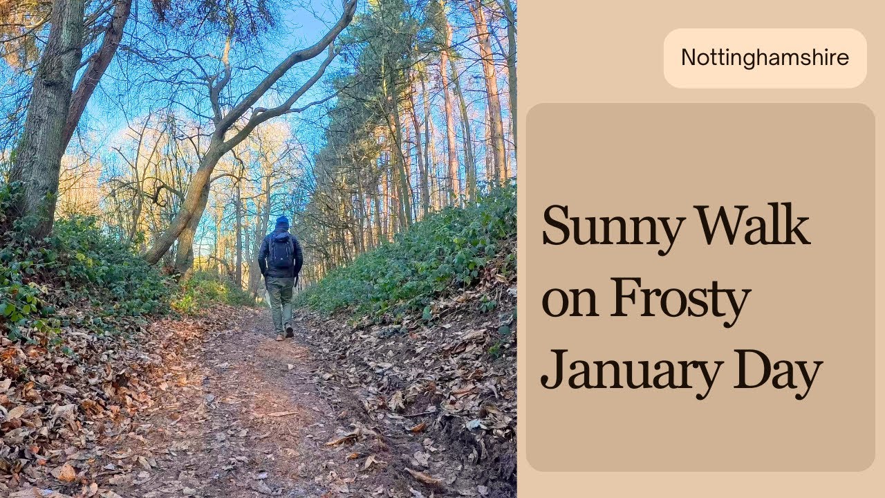 Sunny New Year Walk in Nottinghamshire