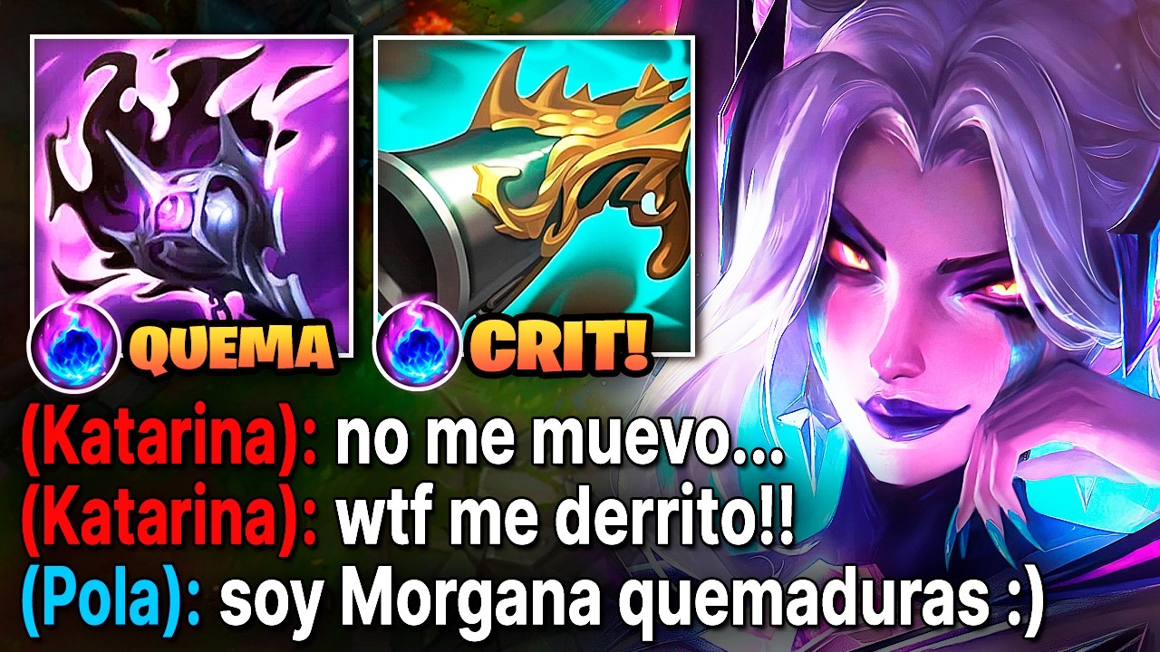 Morgana pero cada W derrite al rival con esta build 100% quemaduras