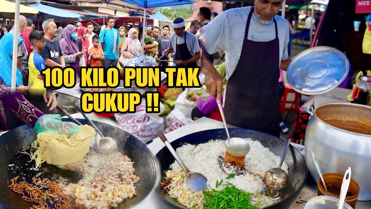 100 kilo masak masih TAK CUKUP sampai pelanggan KOMPLEN sehingga BERATUR PANJANG
