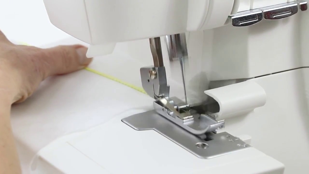 Singer Overlock S14-78 Threading Guide: 2 Thread Wrapped Overlock Narrow