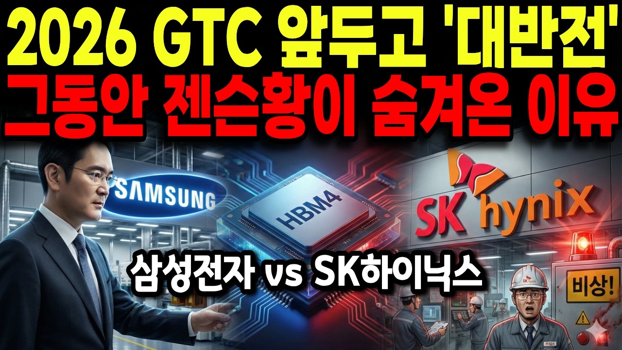 드디어 드러나는 젠슨황의 속셈? 3월 16일 GTC 앞두고 삼성전자 '비상'! SK하이닉스 역시 예상하지 못한 것
