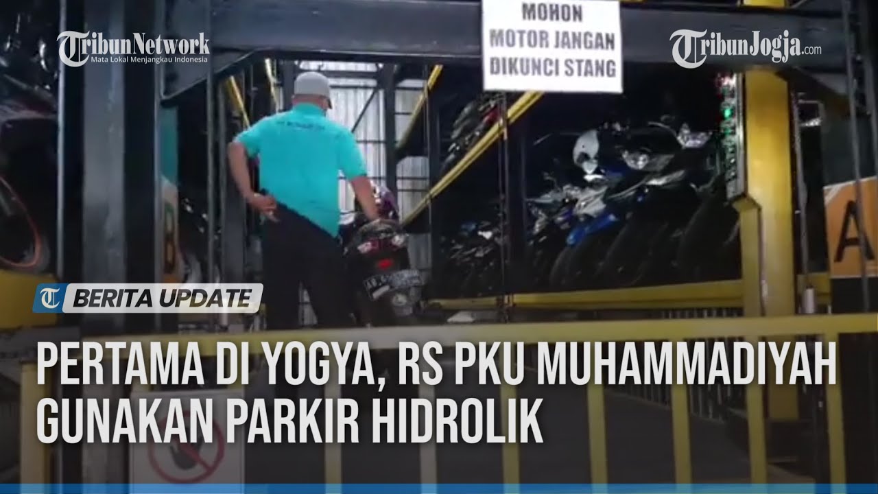 PARKIR HIDROLIK PERTAMA DI KOTA JOGJA, DIGUNAKAN RS PKU MUHAMMADIYAH
