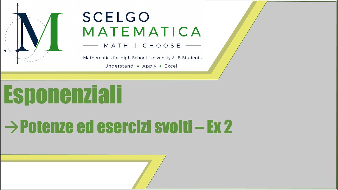 01.1 Esponenziali: potenze - Ex 2