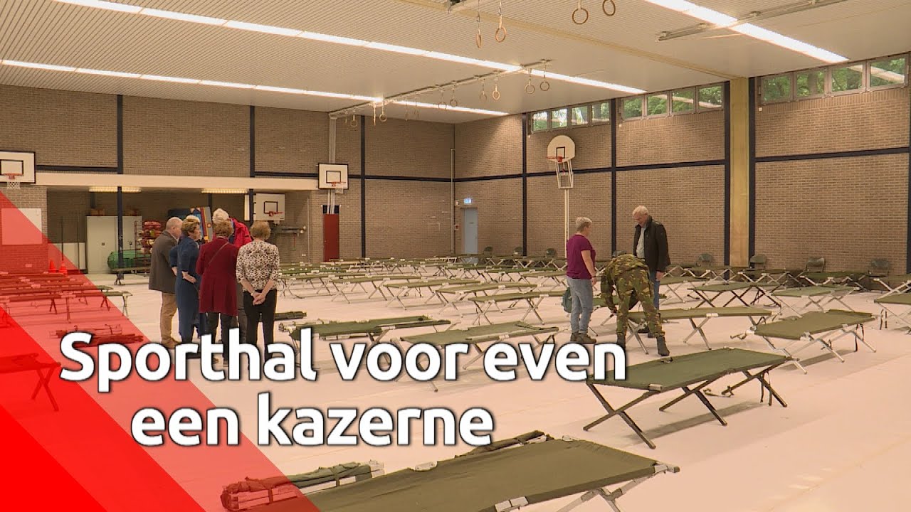 83 Canadese militairen overnachten in een gymzaal in Bergen op Zoom