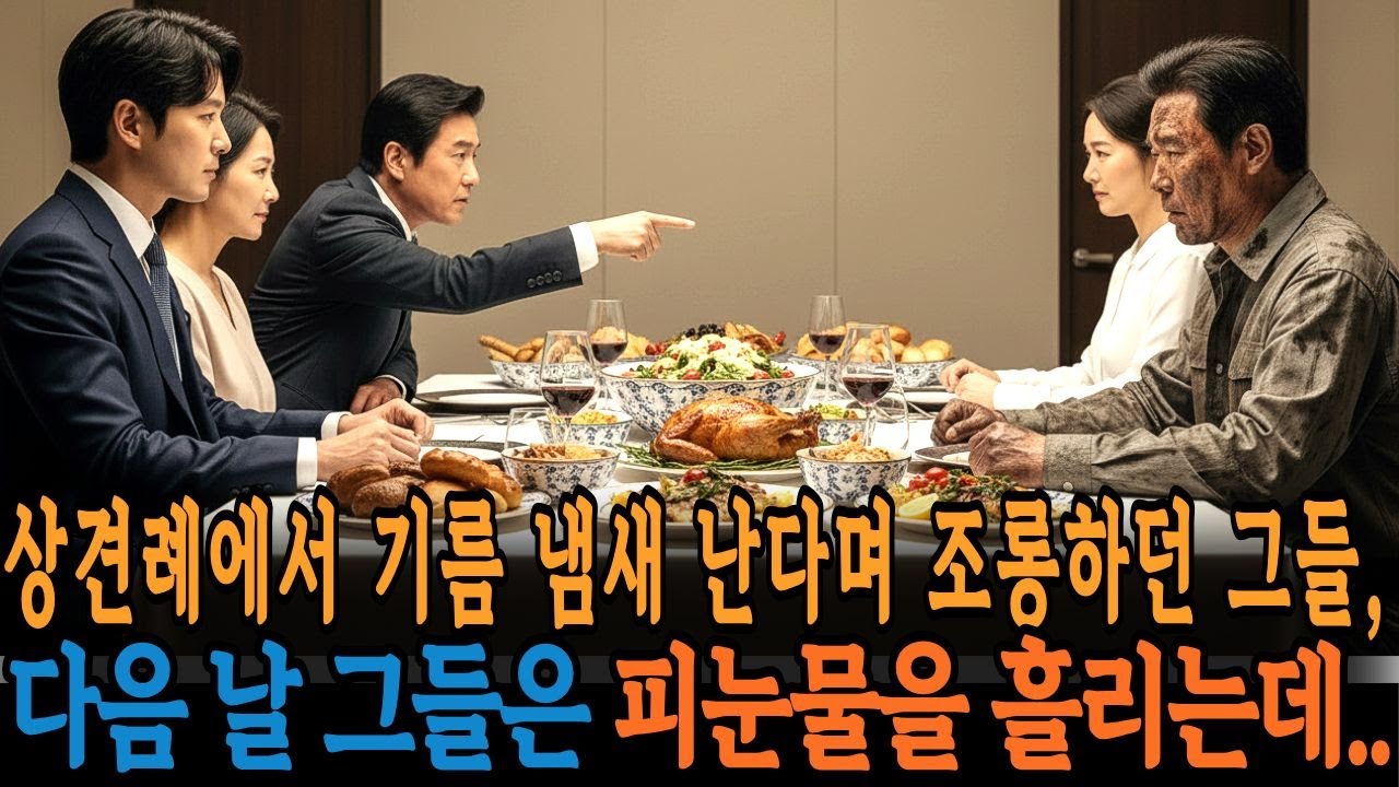 상견례에서 기름 냄새 난다며 조롱하던 그들, 다음 날 그들은 피눈물을 흘리는데
