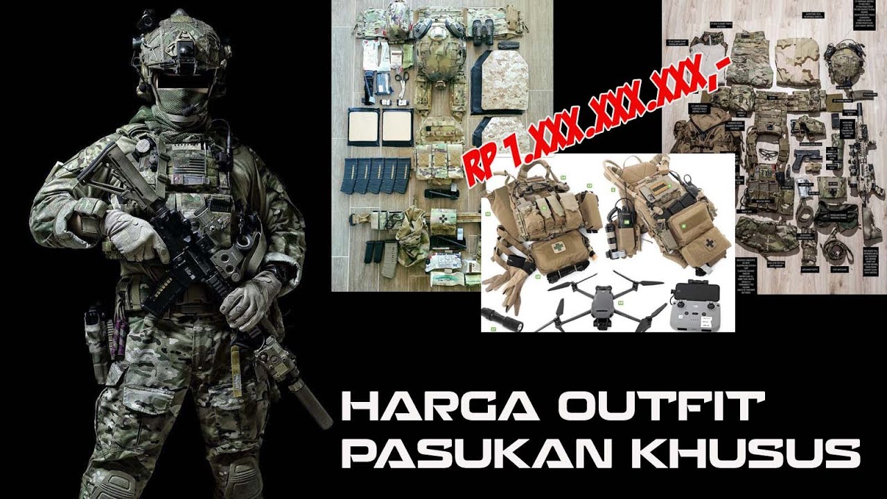 Tembus 1 Milyar!!! Ini Rincian Harga Perlengkapan Tempur Pasukan Khusus