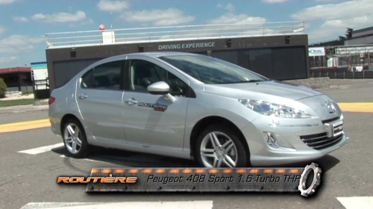 Peugeot 408 Sport 1.6 Turbo THP Test - Routière en HD Pgm184