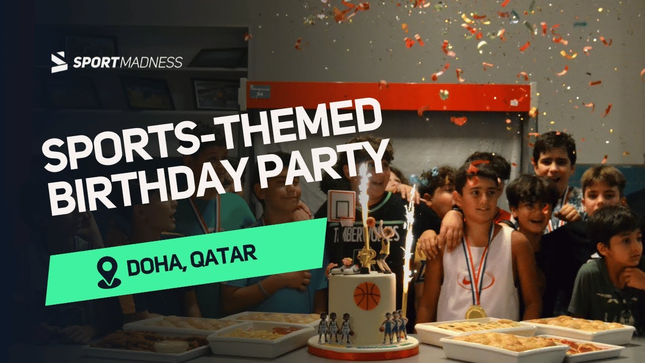 Sports-Themed Birthday Party at ACS Doha | Basketball & Fun!