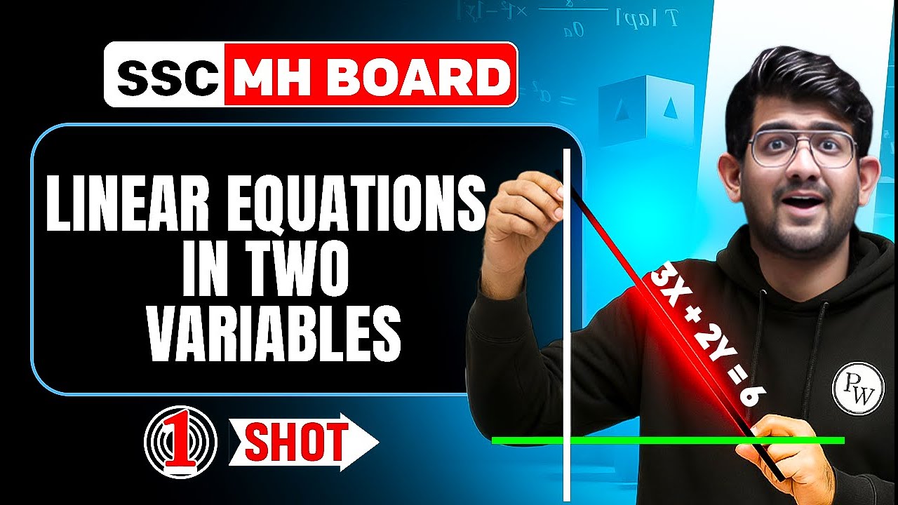 ⚡ Linear Equations in two variables in 1 Shot | Maths | Class 10th Maharashtra Board