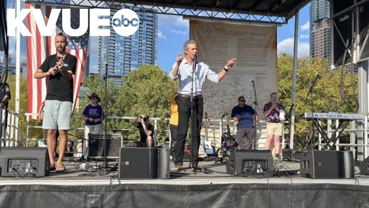 'No Kings' protest held in Austin