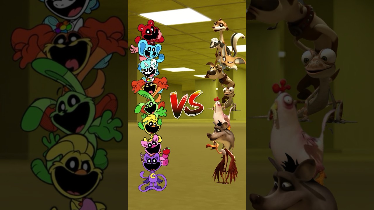Smiling Critters VS Oscars Oasis #shorts #smilingcritters #oscarsoasis