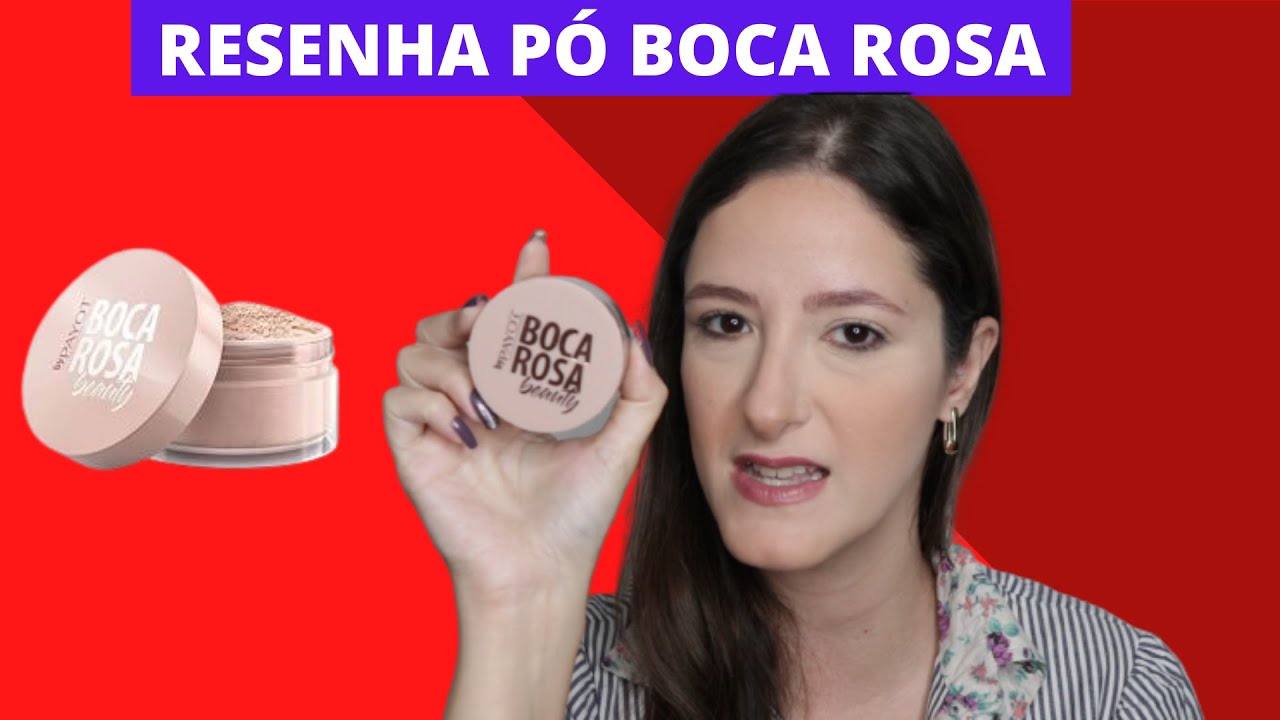RESENHA pó Boca Rosa Beauty e comparativo com Pó Playboy
