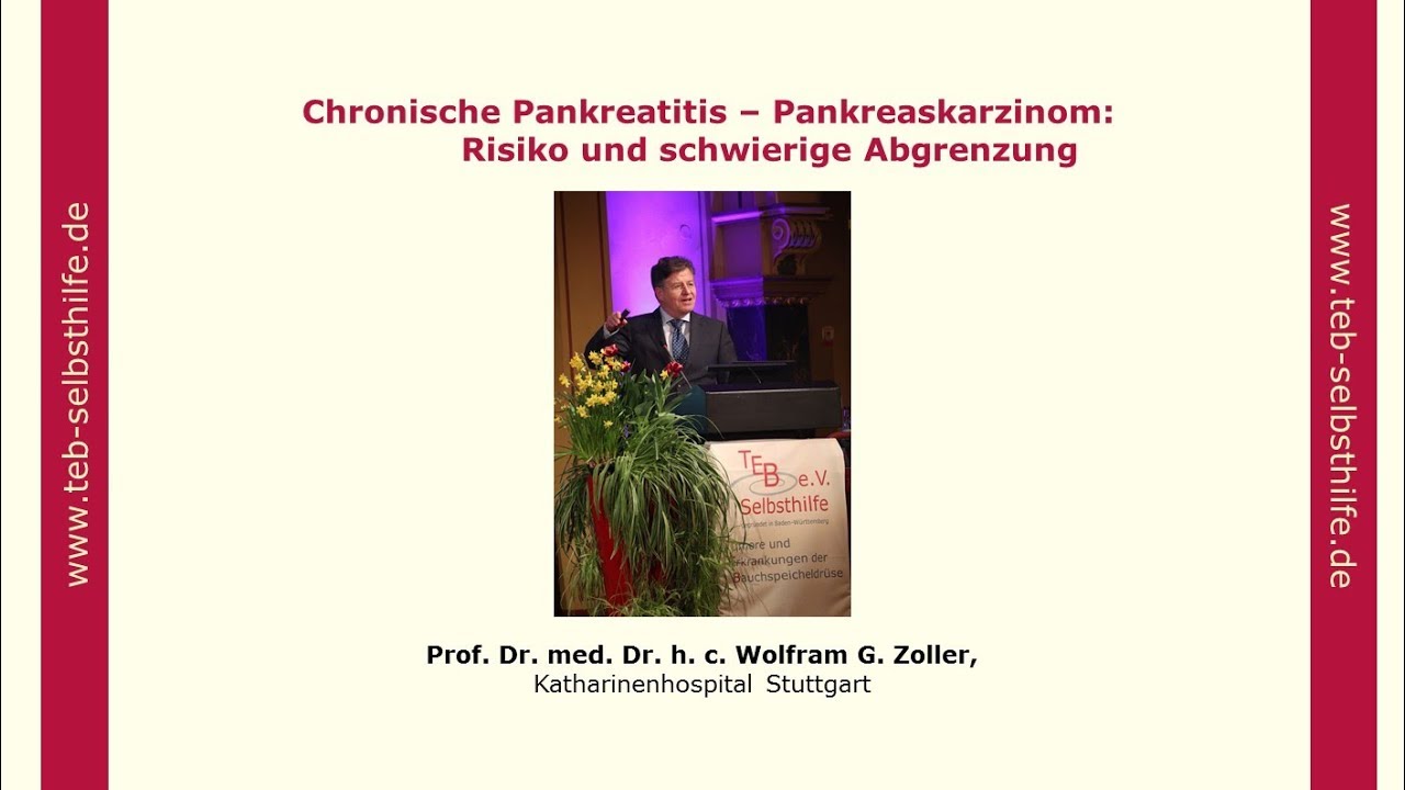 Chronische Pankreatitis - Pankreaskarzinom: Risiko und schwierige Abgrenzung