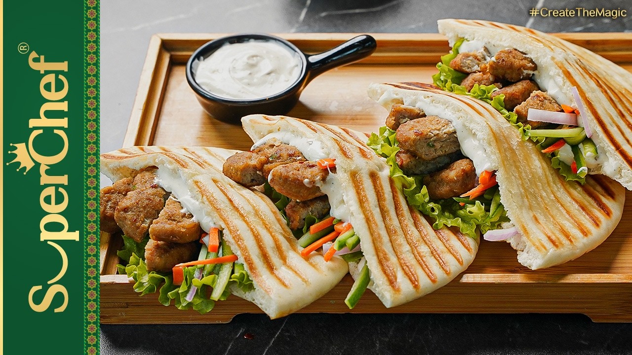 Kabab Tikki Shawarma Pocket Recipe | Street Style Wrap with K&N&rsquo;s Kabab Tikki