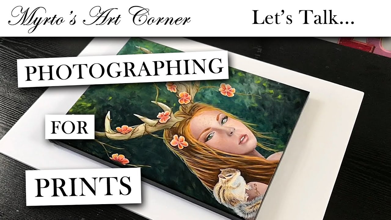 How I photograph my art for prints!