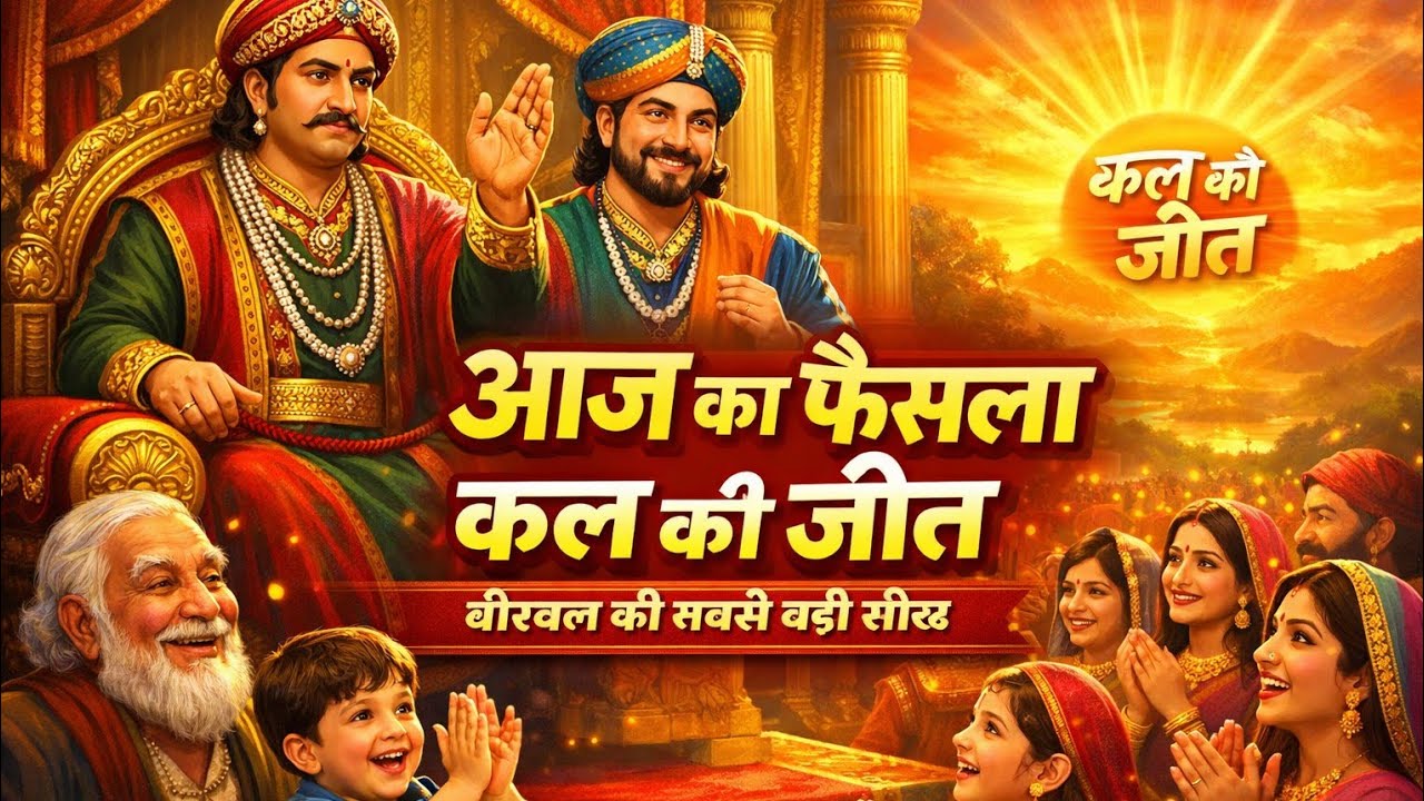  👇आज का फैसला, कल की जीत | बीरबल की सबसे बड़ी सीख | Akbar Birbal Moral Story