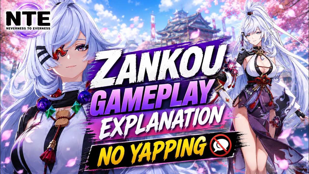 Полный разбор способностей Zankou | Лучший основной ДД в NTE