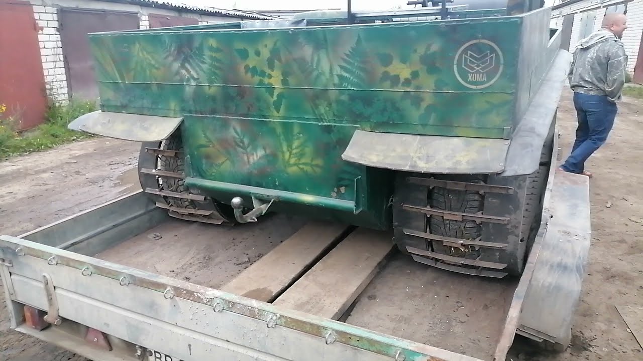 Новые доработки Хома 15 (Хома trak power). Готовим вездеход к охоте.