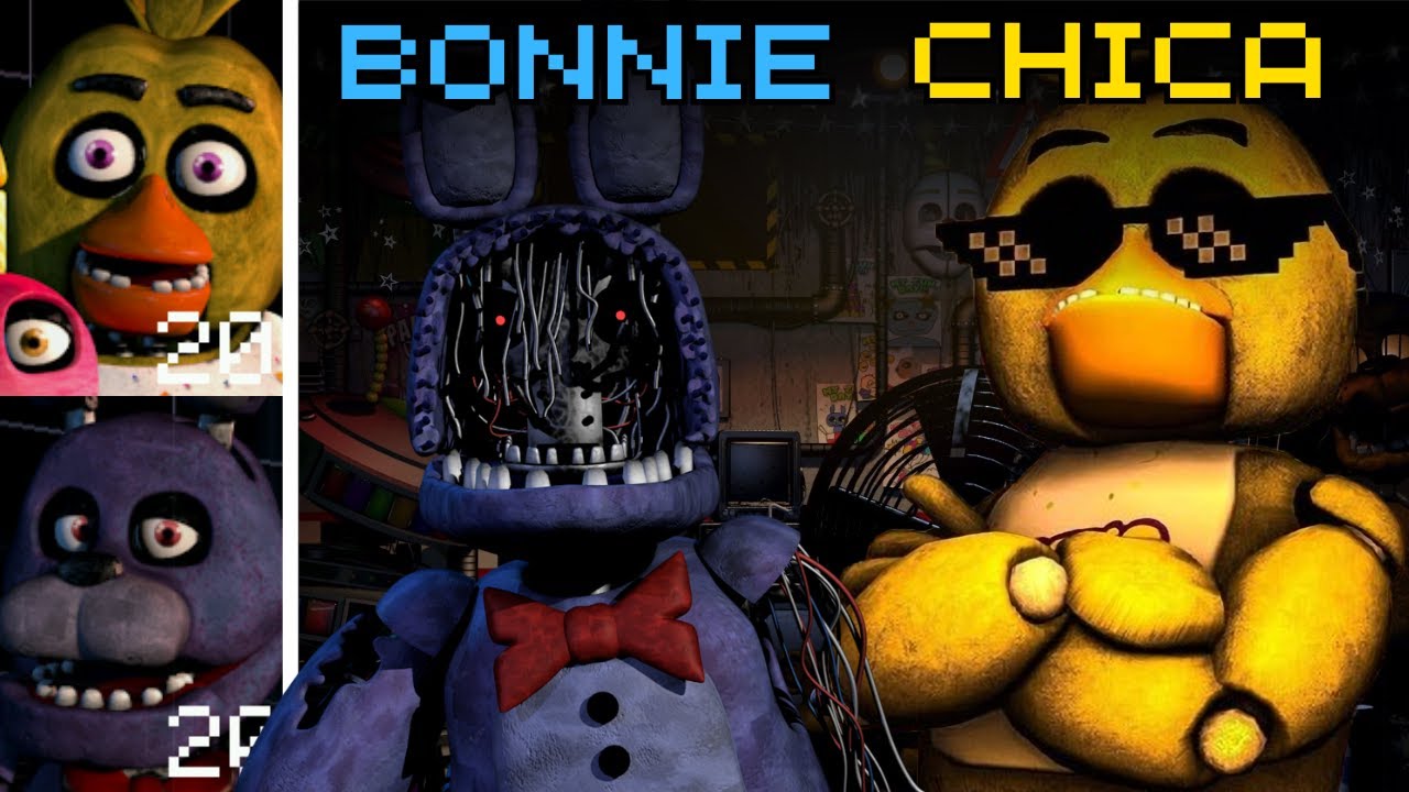 Joguei com os bonnies e chicas da UCN