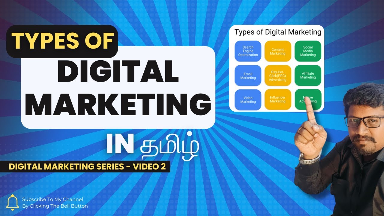 Types Of Digital Marketing in Tamil | Digital Marketing Series - 2