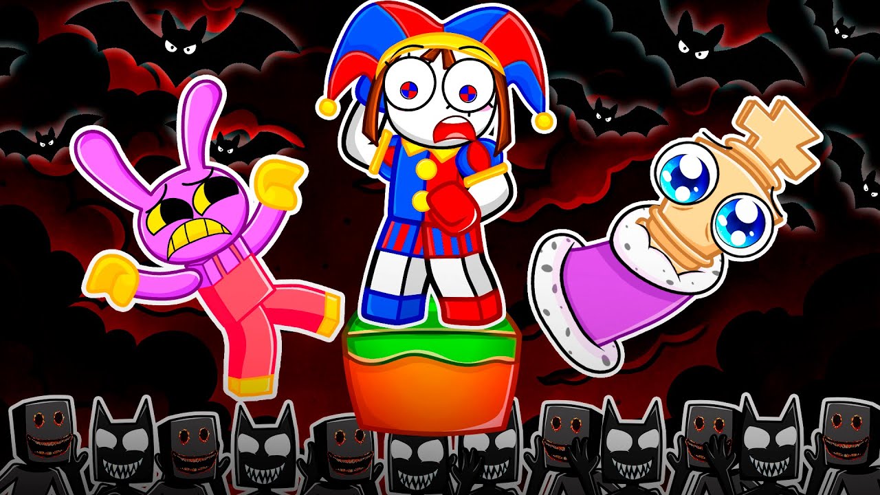 Circo Digital em UM BLOCO de TERROR no Minecraft
