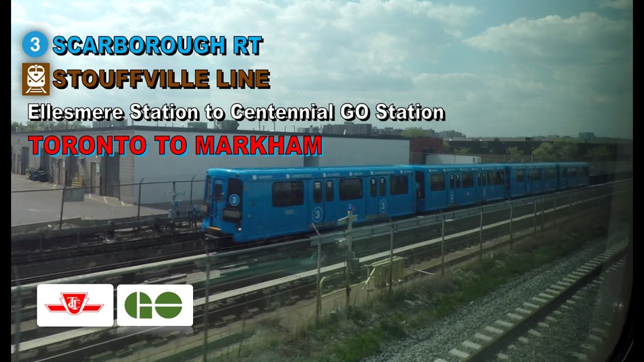 TTC & GO Transit POV Walk: Ellesmere Station to Centennial GO Station Via Kennedy Station