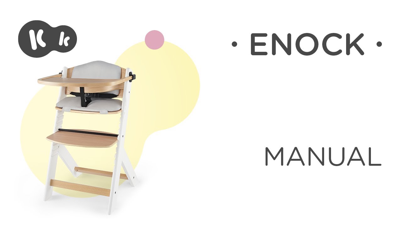 Kinderkraft 3-in-1 high chair ENOCK Kinderkraft How to video | Tutorial
