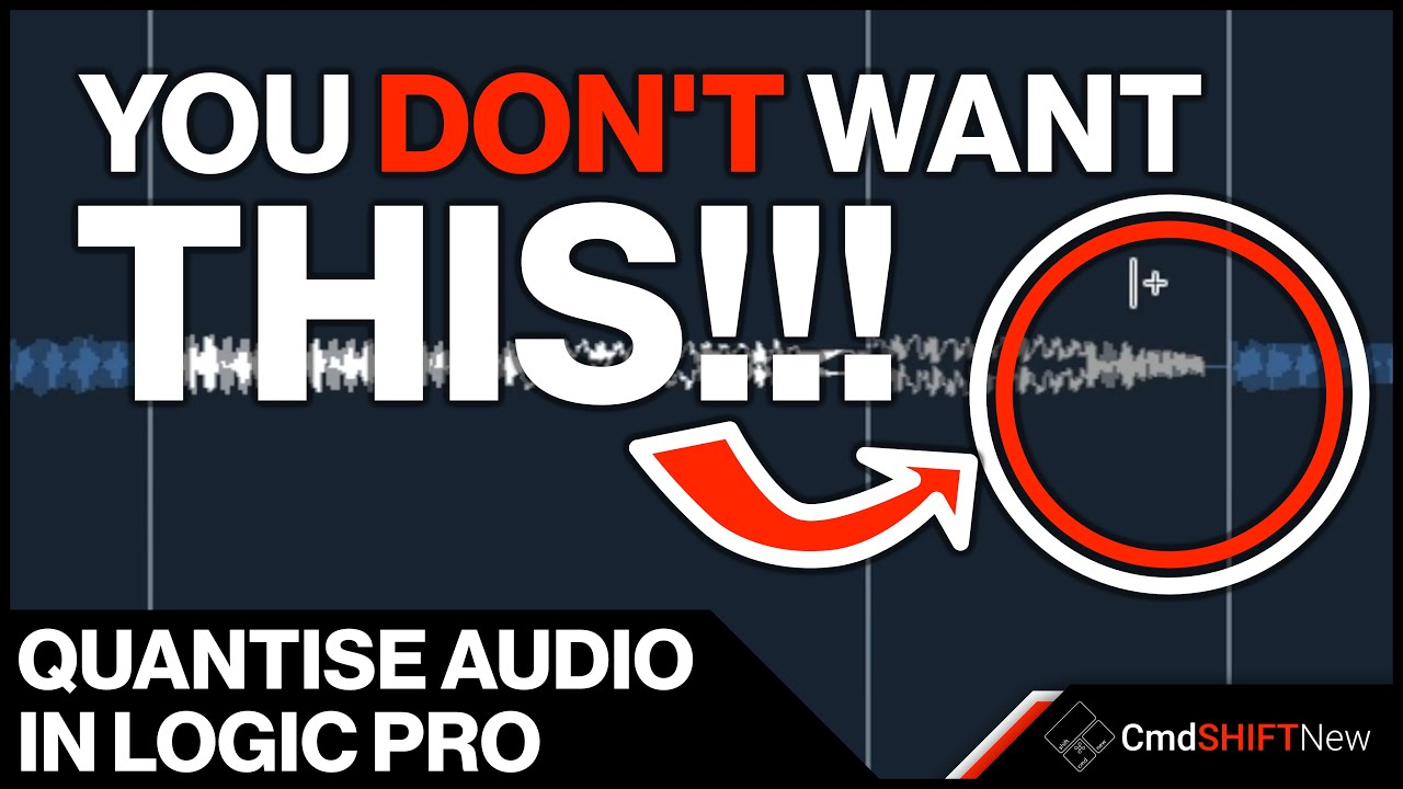 Как квантовать аудио в Logic Pro… ГИБКО ИСПОЛЬЗУЙТЕ ВРЕМЯ, как профессионал!