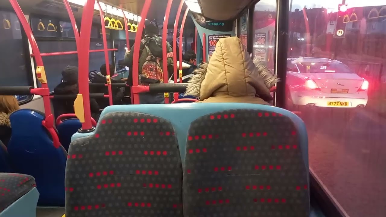 *Full Kickdown* National Express West Midlands Wright Gemini/Volvo B7TL BU05HFS 4696 | Route 5