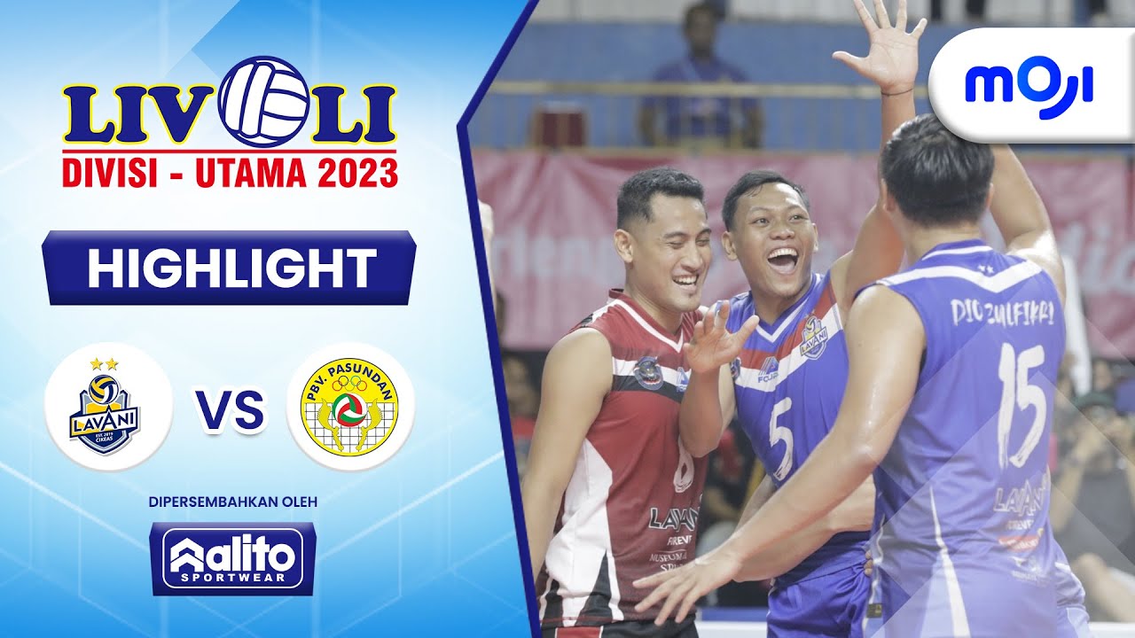 Lavani VS BIN Pasundan 3-0 | Highlight Livoli Divisi Utama 2023 Putra | Moji