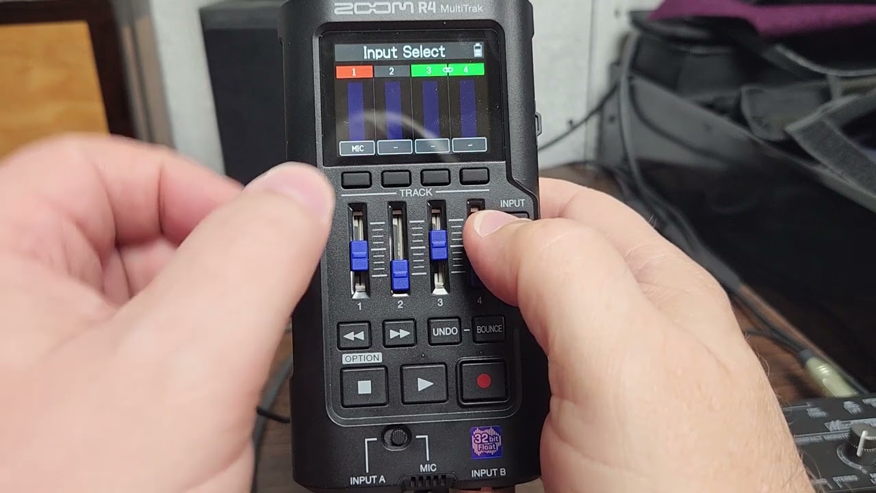 zoom R4 recording multiple takes