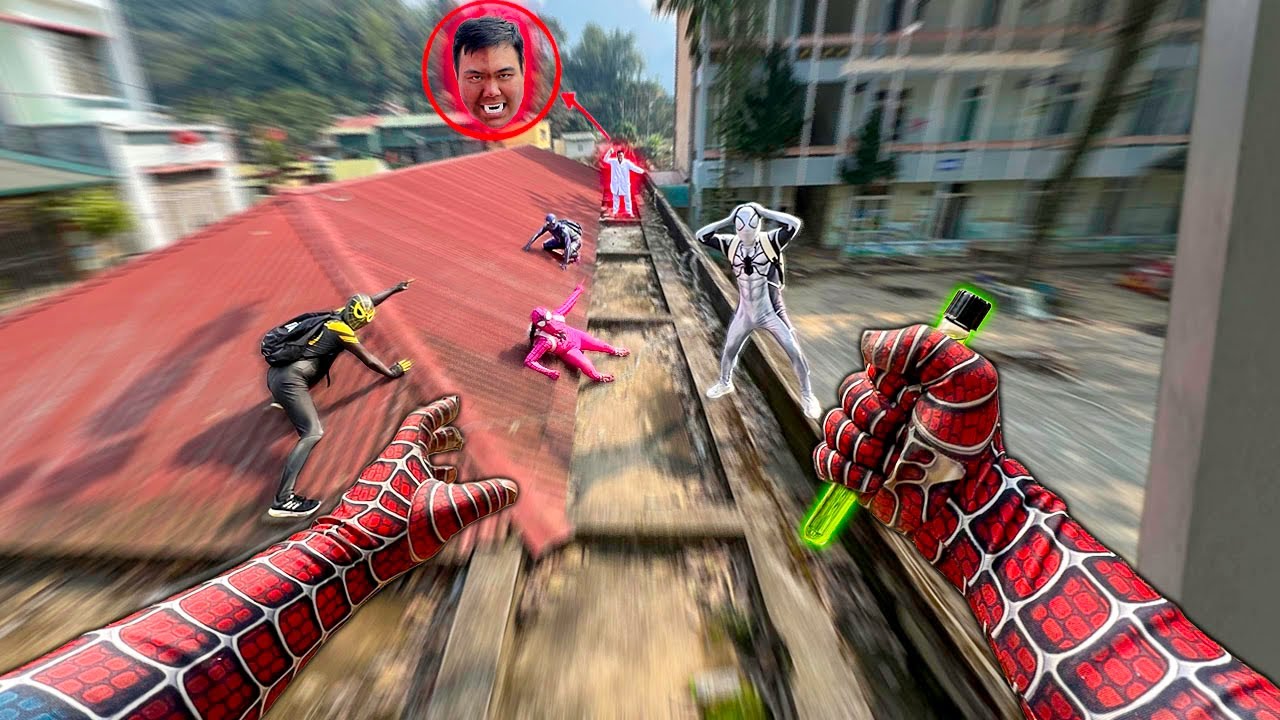6 Bros Spider-Man Meet DOCTOR Serbian Dancing in Abandoned Hospital ( Hide & Seek Action POV )