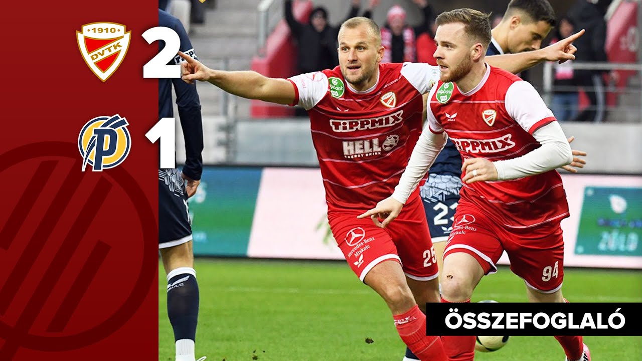 NB I: DVTK–Puskás Akadémia 2–1 | összefoglaló