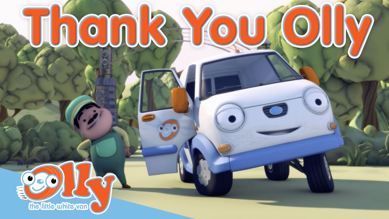 @OllyTheLittleWhiteVanShow - Thank You Olly! ⛸ 🐱 🧽  | Cars for Kids | Transport for Kids