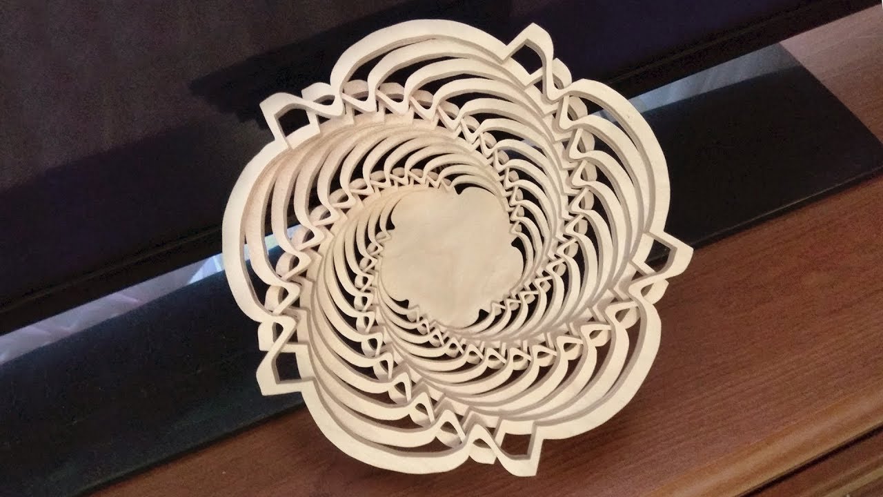 Cant stop making bowls (scroll saw project) - new fretwork bowl pattern