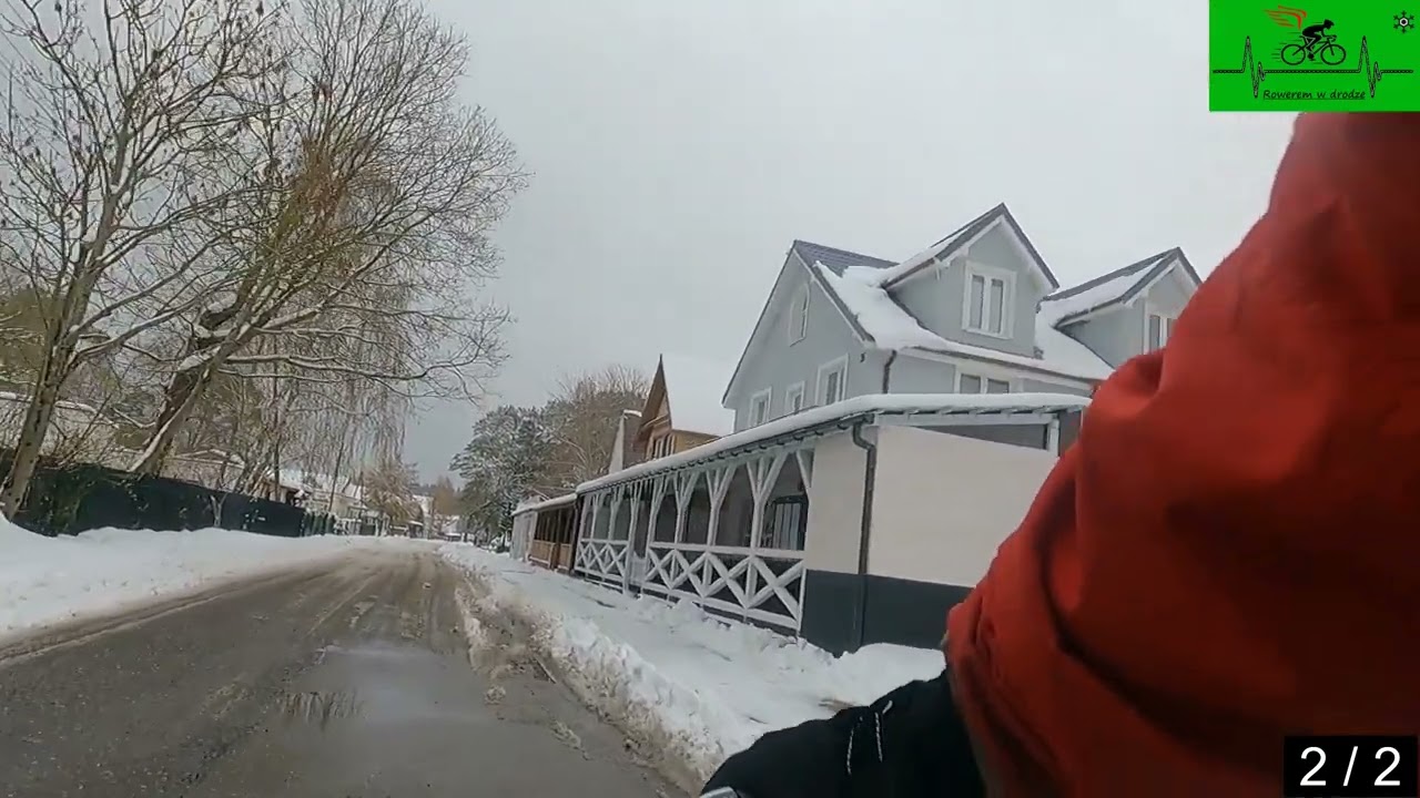 Pustkowo Pobierowo cz. 2 droga gminna zima