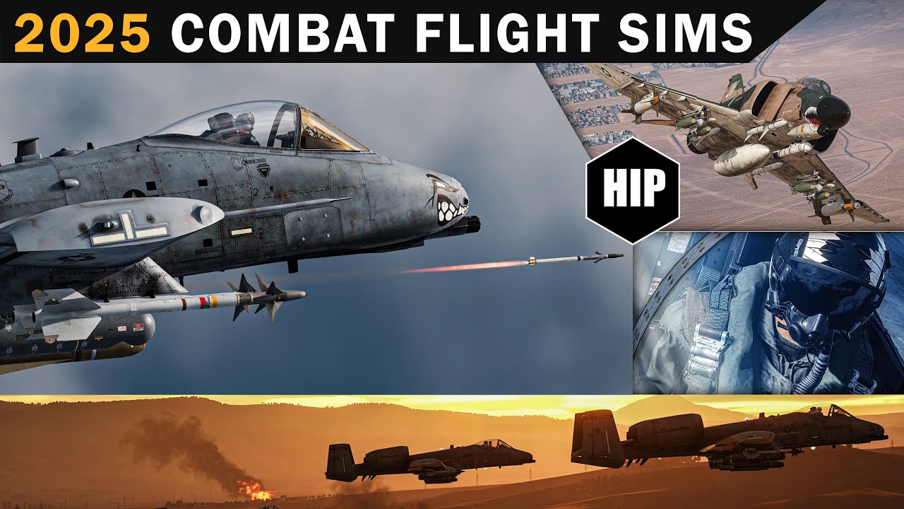 Top 2025 Combat Flight Simulators | NEW Titles | Immersion | Difficulty level | Controls & Value