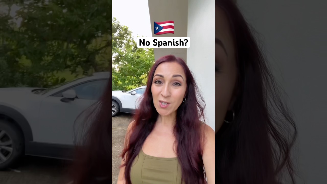 Can you get a job in Puerto Rico without speaking Spanish? 🇵🇷#puertorico