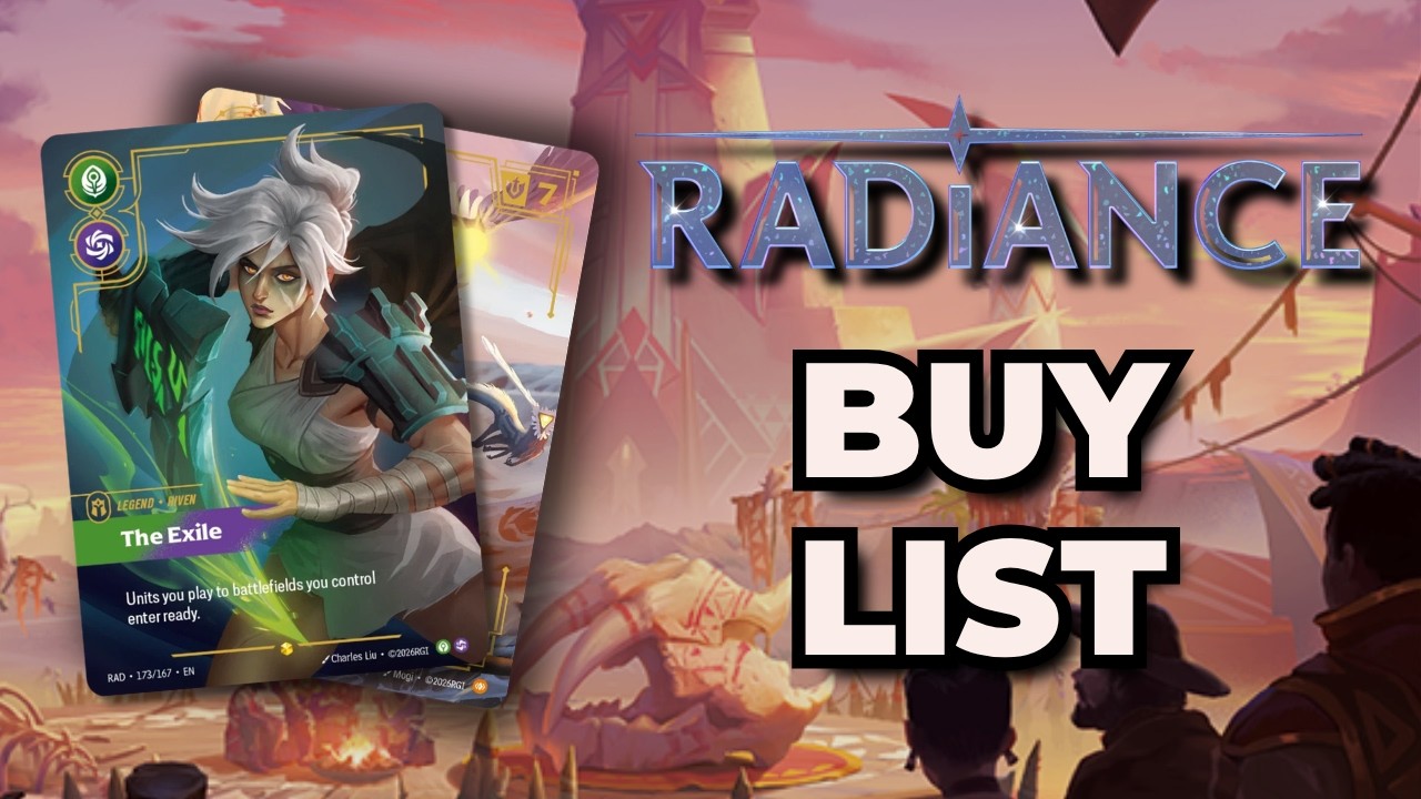 Radiance Buy List | Rare & Epic Staples for Competitive Riftbound