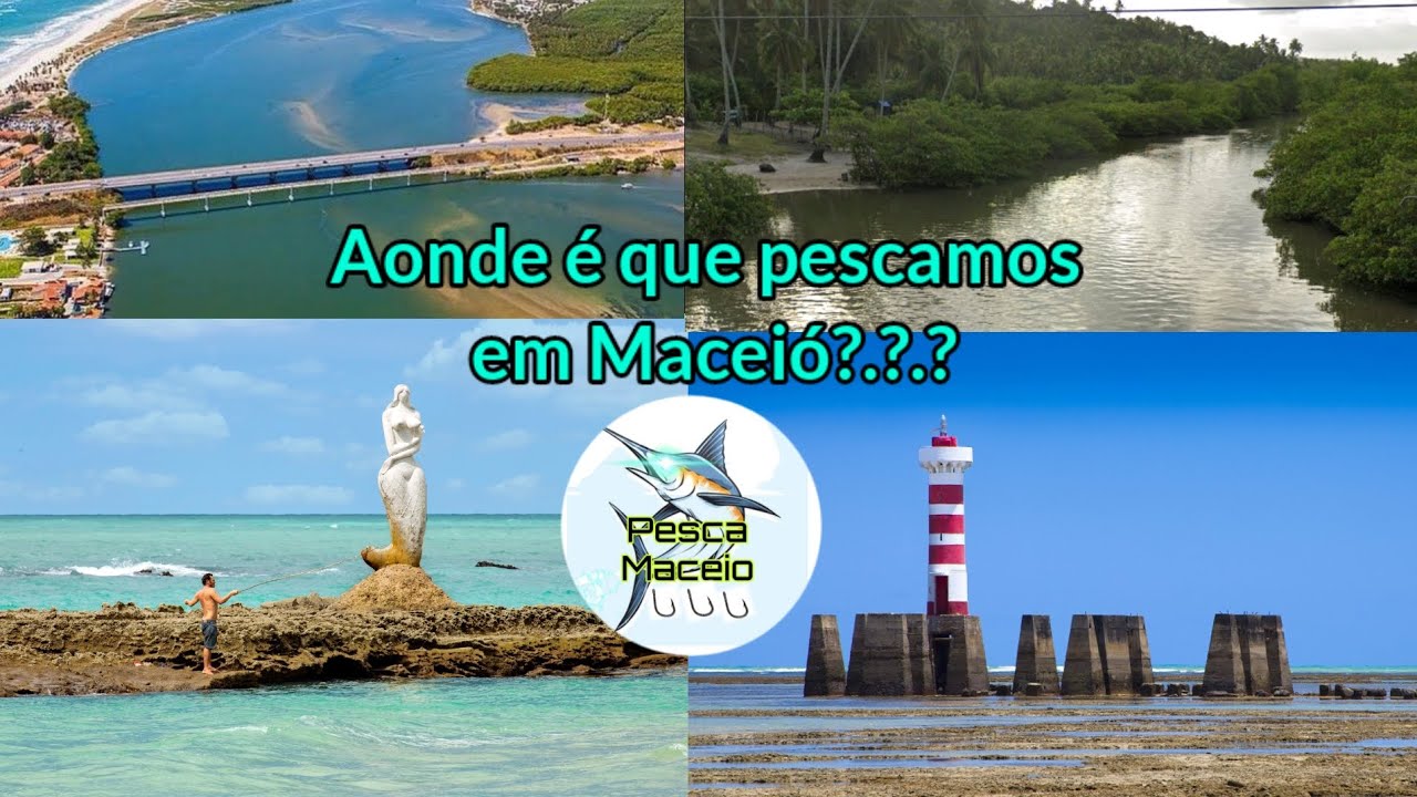 ⚪LOCAIS QUE PESCAMOS AQUI EM MACEIÓ(conheça os lugares de pesca que já fomos aqui em Maceió Alagoas)