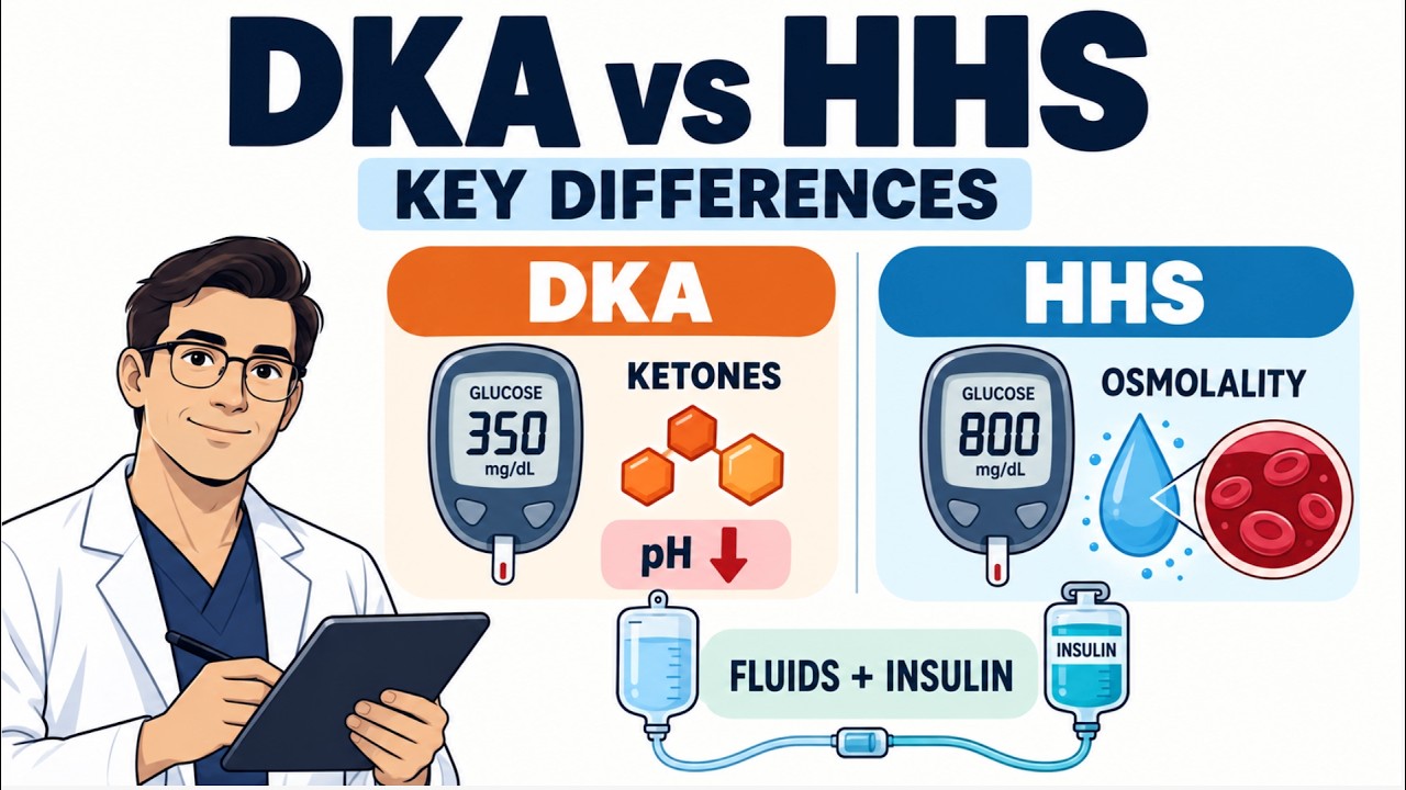 DKA vs HHS Explained: Key Differences in Pathophysiology and Management