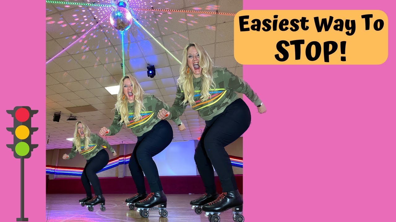 Mastering The Art Of Stopping On Roller Skates!