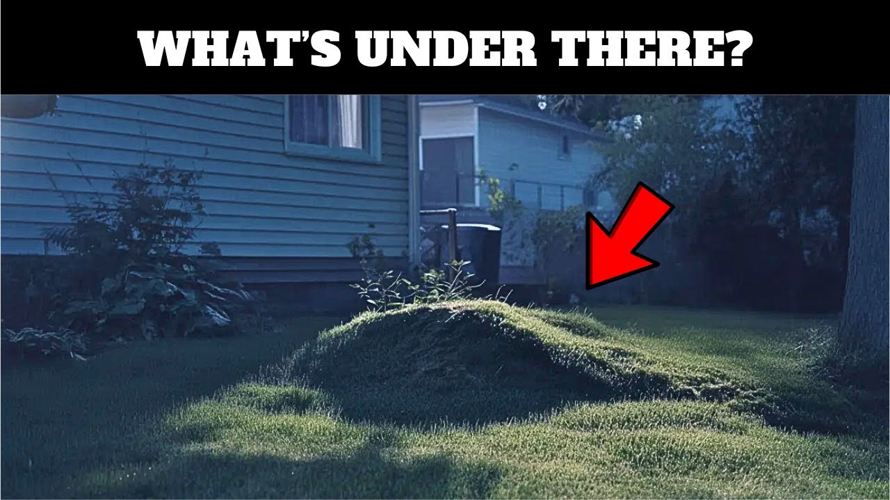 The Mound In His Backyard Was Growing Bigger – Then He Decided to Dig It Up…