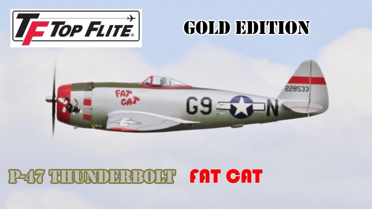 TEST FLIGHT - TOP FLITE P-47 THUNDERBOLT (GOLD EDITION) - DLE 55cc - DEANO & LEE - 2019