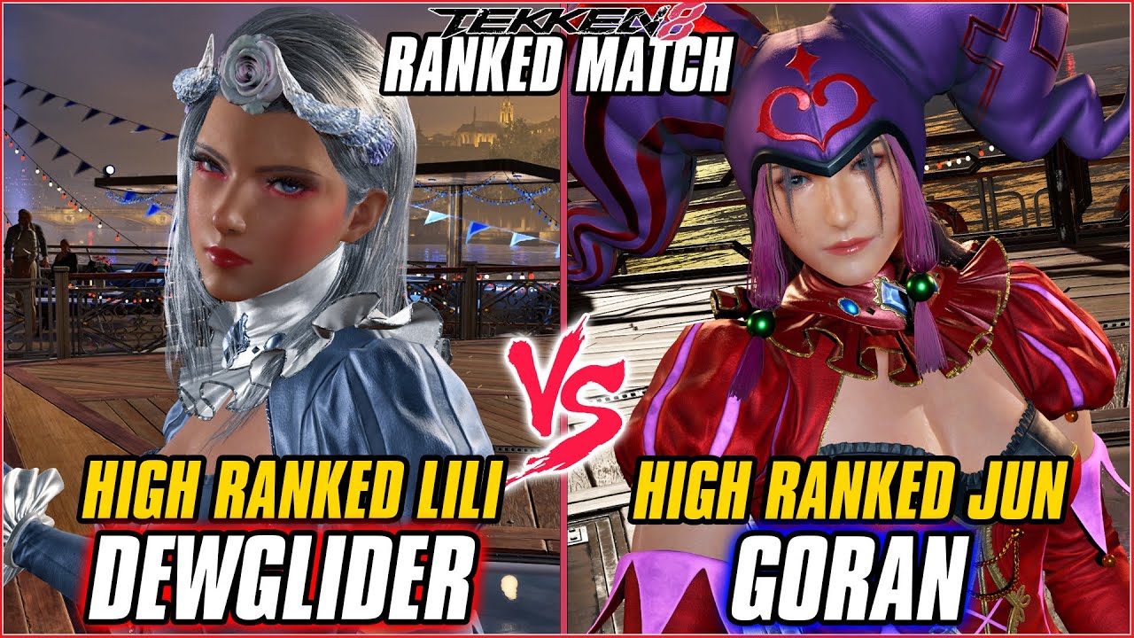 TEKKEN 8 ▰ DEWGLIDER (Lili) vs GORAN (Jun) ▰ T8 HIGH LEVEL GAMEPLAY