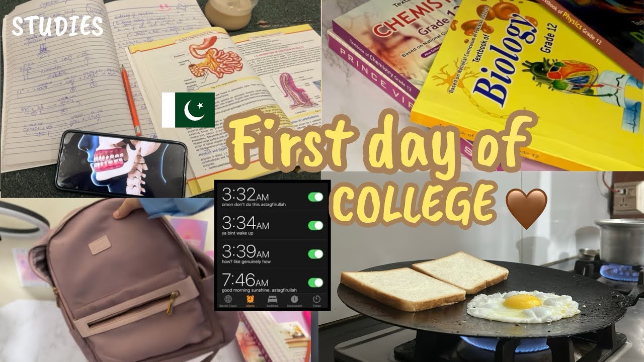 First Day of College *second year in Pakistan🇵🇰🎀Life of a college student.
