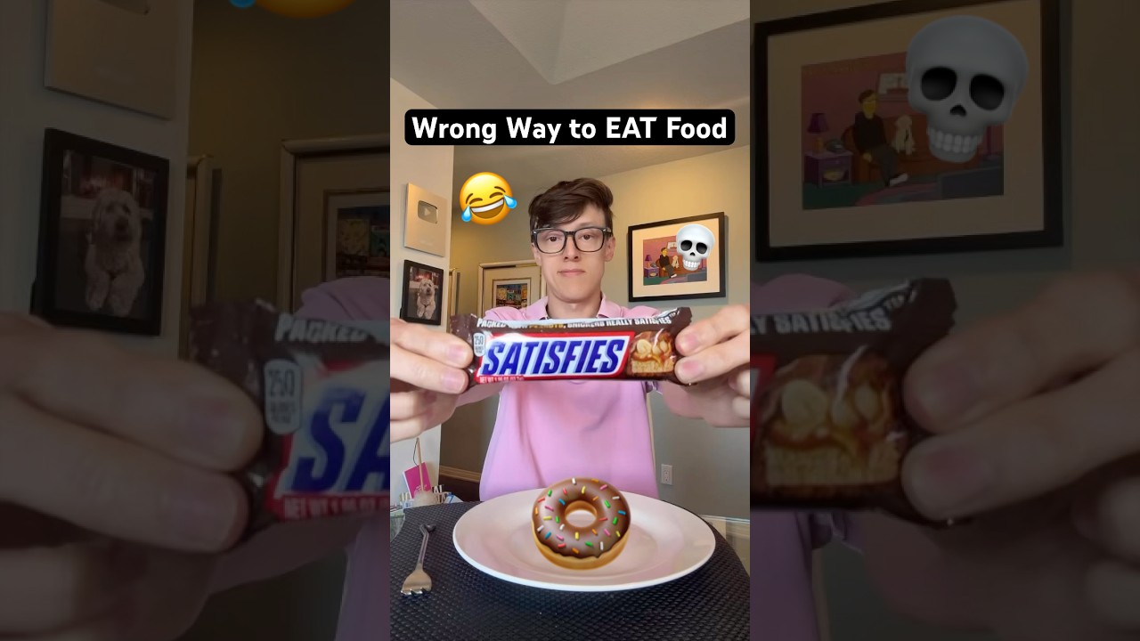 Wrong Way to EAT Food: Snickers Candy Bar  #TheManniiShow.com/series